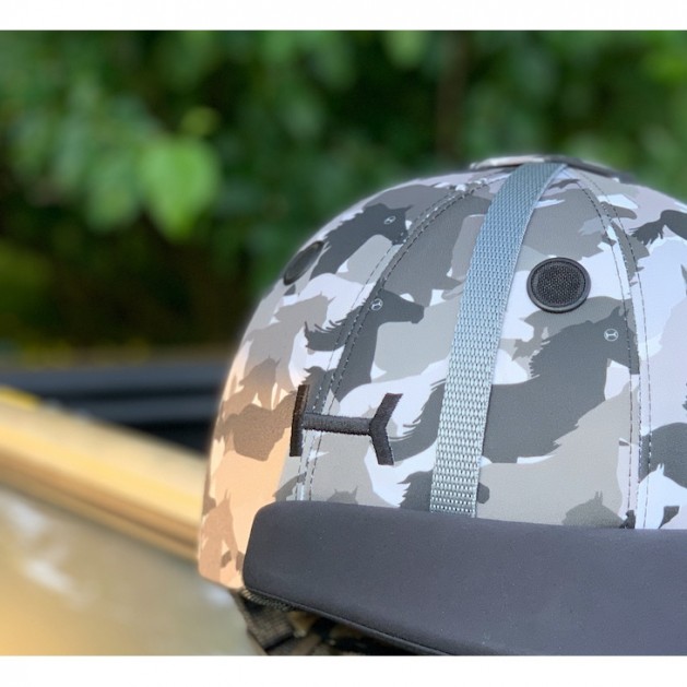 Casco Camuflaje Caballos Softshell de Polo