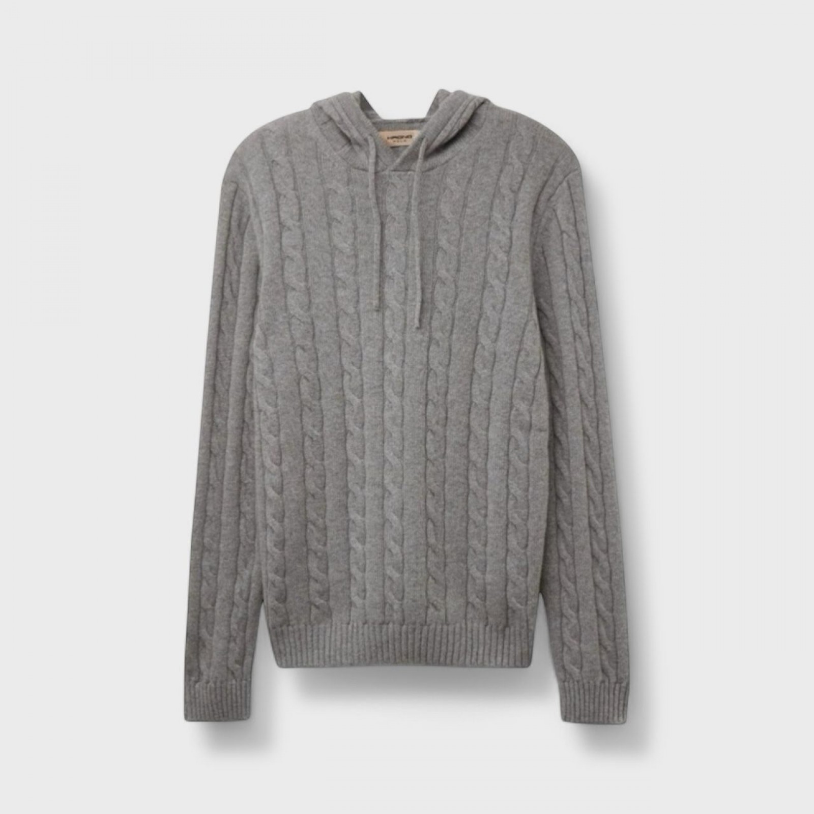 Sudadera con capucha de cachemira trenzada Sudadera con capucha de cachemira trenzada