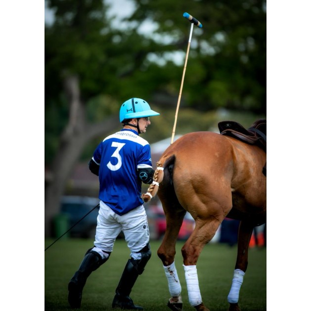 Casco Azul de Polo