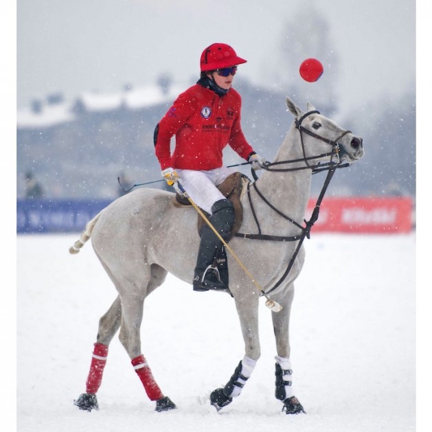 Casco Rojo de Polo 