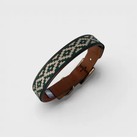 Collar para Perros Gaucho Verde