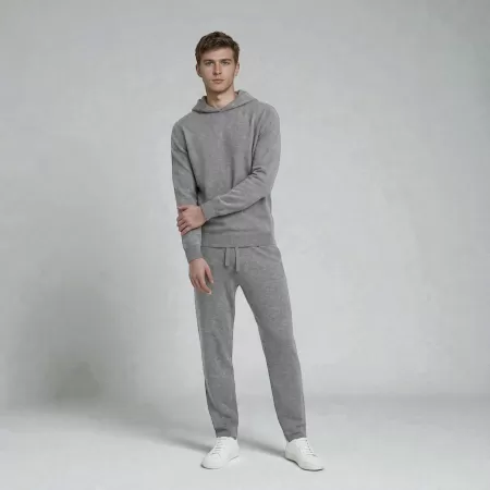 Sudadera con capucha Chukka de cachemira Gris