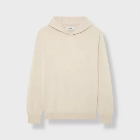 Sudadera con capucha Chukka de cachemira Beige