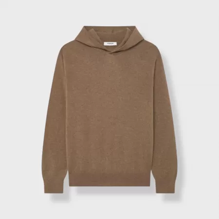 Sudadera con capucha Chukka de cachemira Marrón Claro