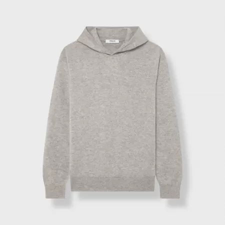 Sudadera con capucha Chukka de cachemira Gris Claro