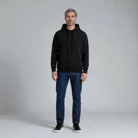 Sudadera con capucha de cachemira Negra