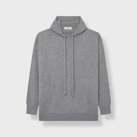 Sudadera con capucha de cachemira Gris