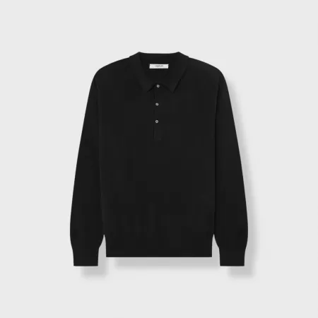 Polo de cachemira Negro