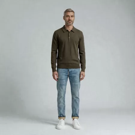 Polo de cachemira Verde
