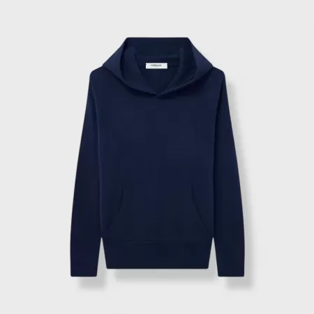 Sudadera con capucha Chukka de cachemira Azul Sudadera con capucha Chukka de cachemira Azul