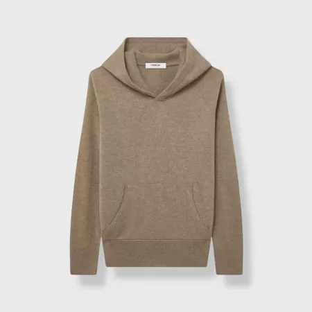 Sudadera con capucha Chukka de cachemira Taupe Sudadera con capucha Chukka de cachemira Taupe