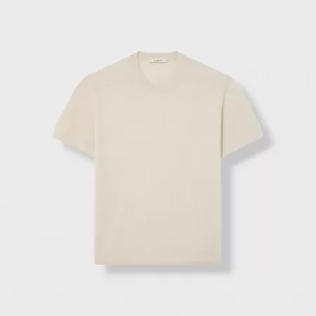 Camiseta de cachemira Beige