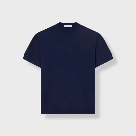 Camiseta de cachemira Azul