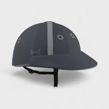 Casco Gris de Polo