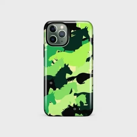 Funda para Iphone Verde Camuflada