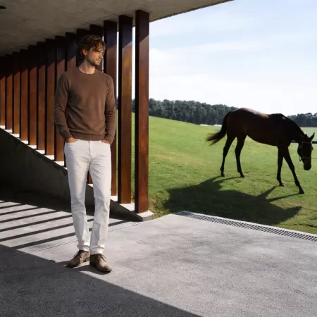 Sudadera de Cachemir Marrón 