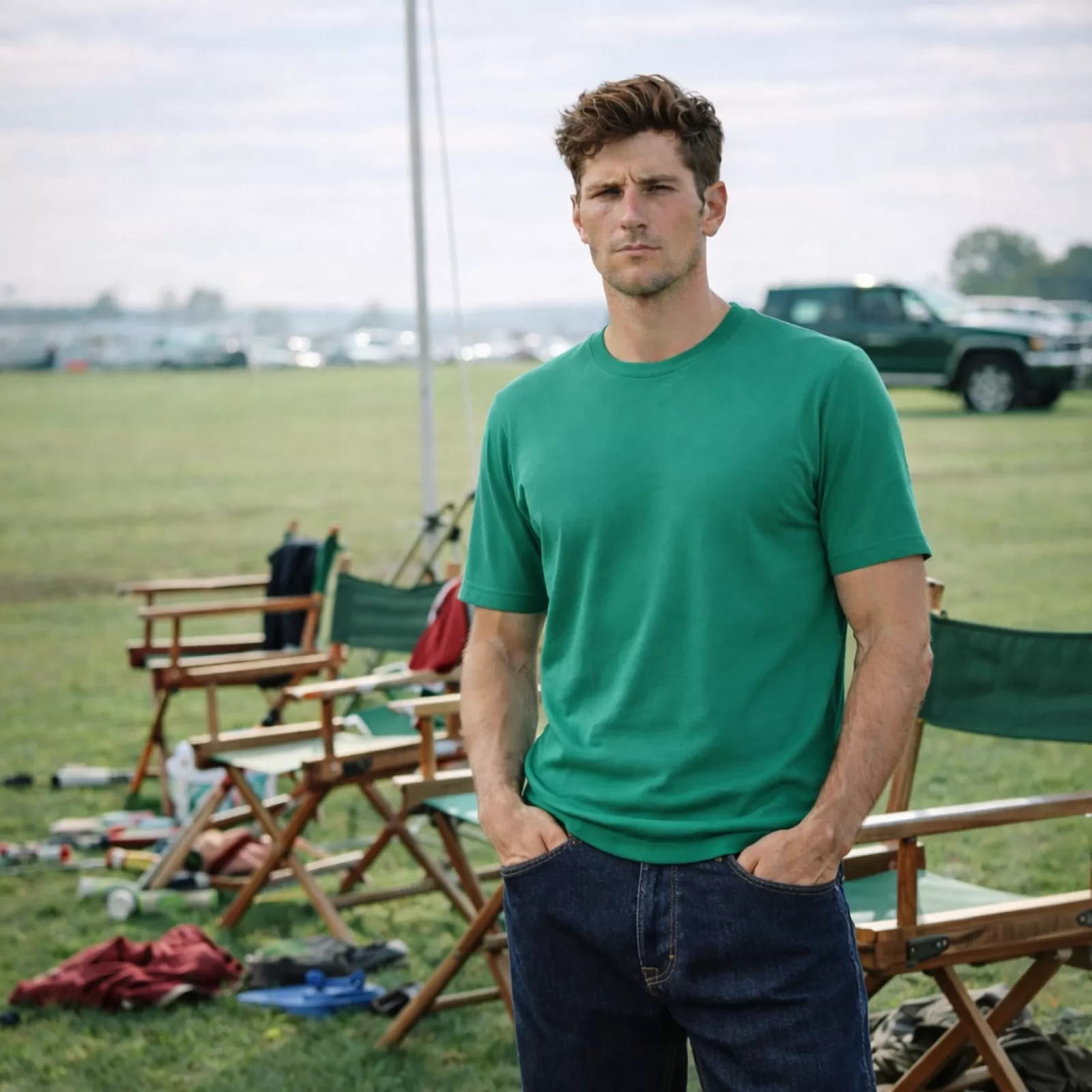 Camiseta de Giza Verde Camiseta de Giza Verde