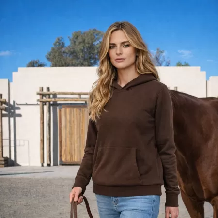 Sudadera con capucha Chukka de cachemira Marrón Sudadera con capucha Chukka de cachemira Marrón